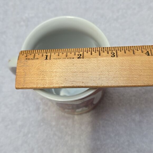 Vintage Email de Limoges 1855 Lion Mug by I. Godinger – Hand-Painted Porcelain - Picture 11 of 12